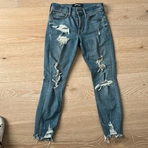 Express Distressed Jeans